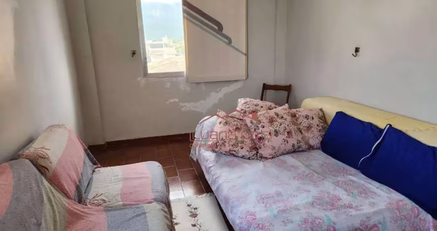 Kitnet com 1 dormitório para alugar, 38 m² por r$ 2.246/mês - caiçara - praia grande/sp