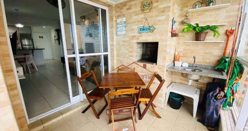 Apartamento com 2 dormitórios para alugar, 70 m² por r$ 4.500,00/mês - mirim - praia grande/sp