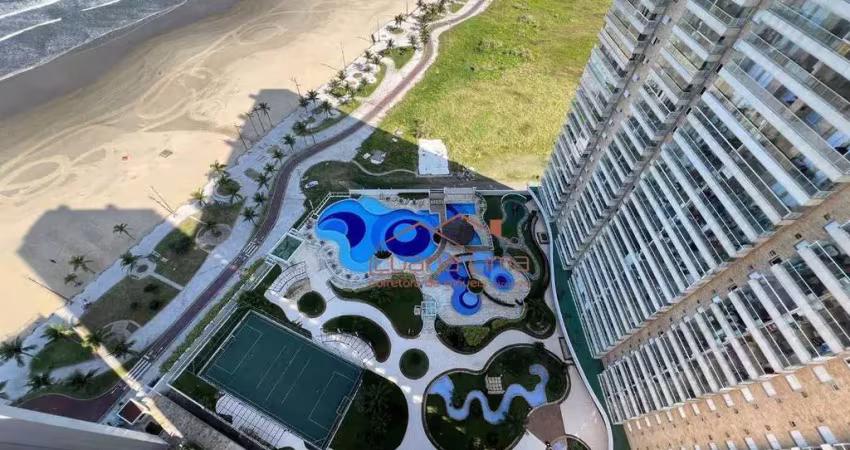 Apartamento com 1 dormitório para alugar por r$ 4.100/mês - mirim - praia grande/sp