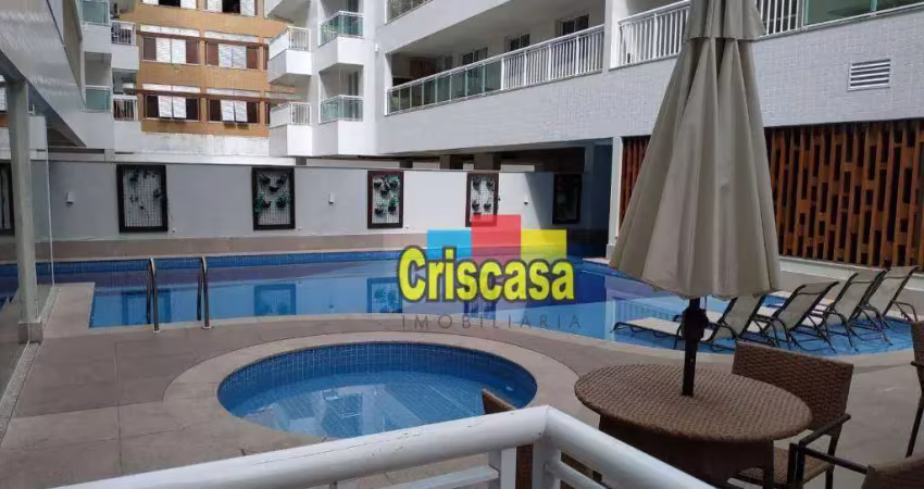 Apartamento com 3 dormitórios para alugar, 108 m² por r$ 5.750,00/mês - são bento - cabo frio/rj