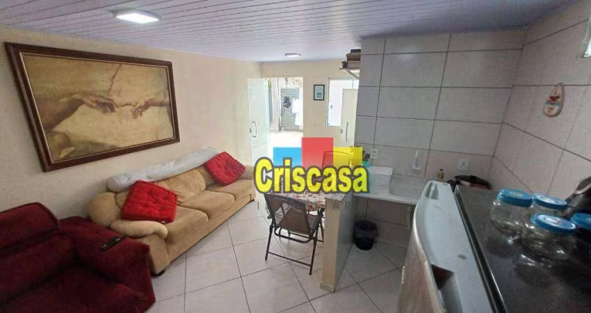 Apartamento com 1 dormitório para alugar, 35 m² por R$ 1.800,00/mês - Jardim Olinda - Cabo Frio/RJ