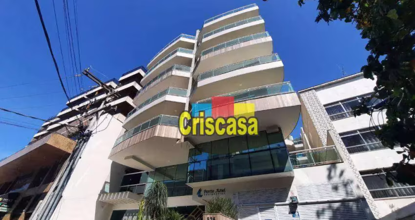 Apartamento com 1 dormitório, 57 m² - venda por R$ 480.000,00 ou aluguel por R$ 3.435,00/mês - Centro - Cabo Frio/RJ