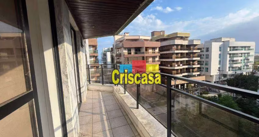 Cobertura com 2 dormitórios para alugar, 100 m² por R$ 3.884,00/mês - Algodoal - Cabo Frio/RJ