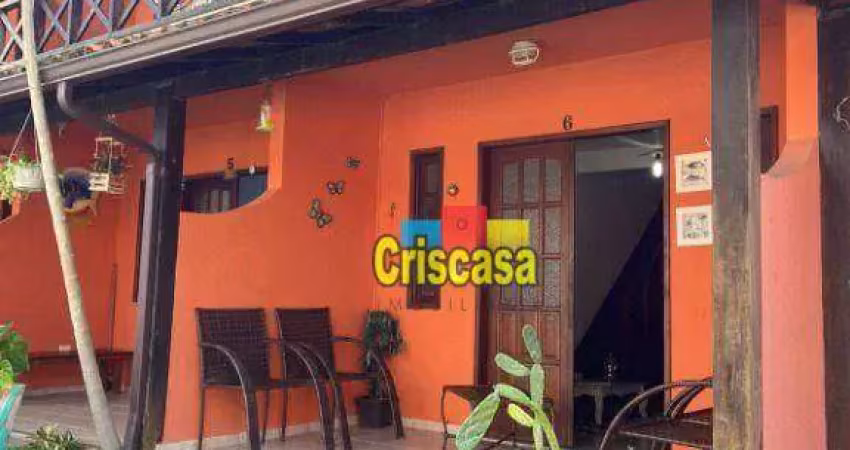 Casa com 2 dormitórios à venda, 95 m² por R$ 550.000 - Ogiva - Cabo Frio/RJ