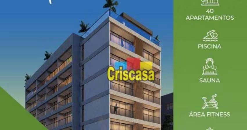 Flat com 1 dormitório à venda, 32 m² por R$ 410.138,79 - Centro - Cabo Frio/RJ