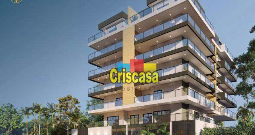 Apartamento com 2 dormitórios à venda, 106 m² por R$ 538.000,00 - Braga - Cabo Frio/RJ