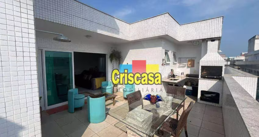 Cobertura com 3 dormitórios à venda, 180 m² por R$ 950.000,00 - Vila Nova - Cabo Frio/RJ