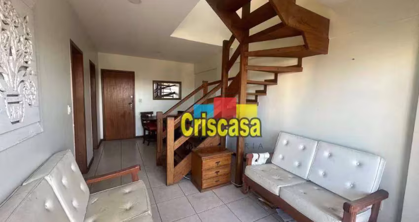 Cobertura com 3 dormitórios, 130 m² - venda por R$ 580.000,00 ou aluguel por R$ 4.000,00/mês - Vila Nova - Cabo Frio/RJ