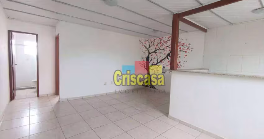 Apartamento com 1 dormitório à venda, 55 m² por r$ 150.000,00 - cajueiro - cabo frio/rj