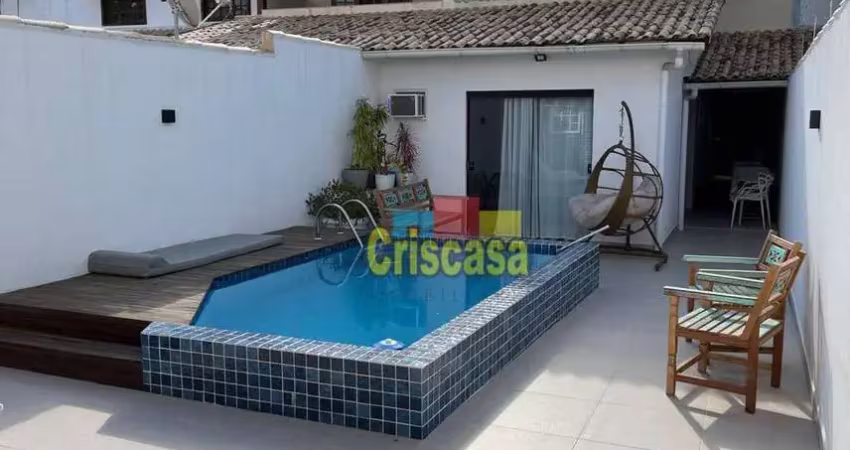 Casa com 3 dormitórios à venda, 183 m² por r$ 799.000,00 - palmeiras - cabo frio/rj
