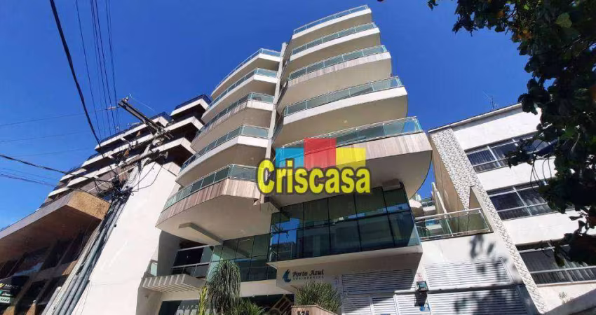 Apartamento com 1 dormitório, 57 m² - venda por R$ 480.000,00 ou aluguel por R$ 3.435,00/mês - Centro - Cabo Frio/RJ