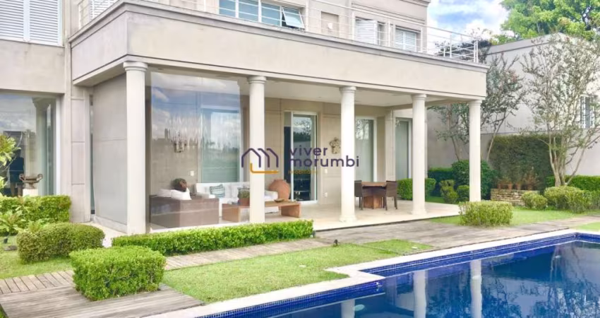 Mansão 948m², 4 suítes, vista panorâmica e deslumbrante, na melhor localização do Guedala casas.