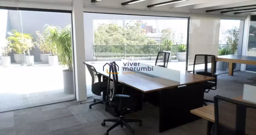 Cobertura comercial no real parque com área aberta para happy hour