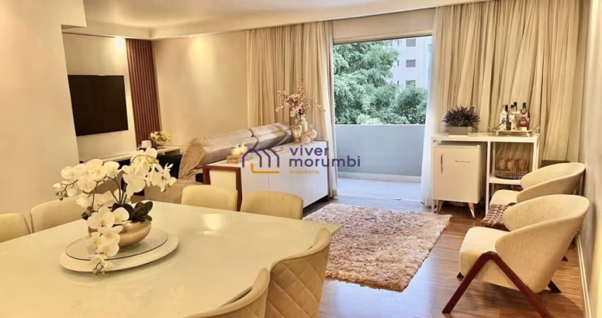 Excelente apartamento 124m², 3 dormitórios sendo 1 suíte, reformado na Vila Andrade.