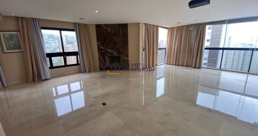 Apartamento com 250m², 3 suítes e 4 vagas.