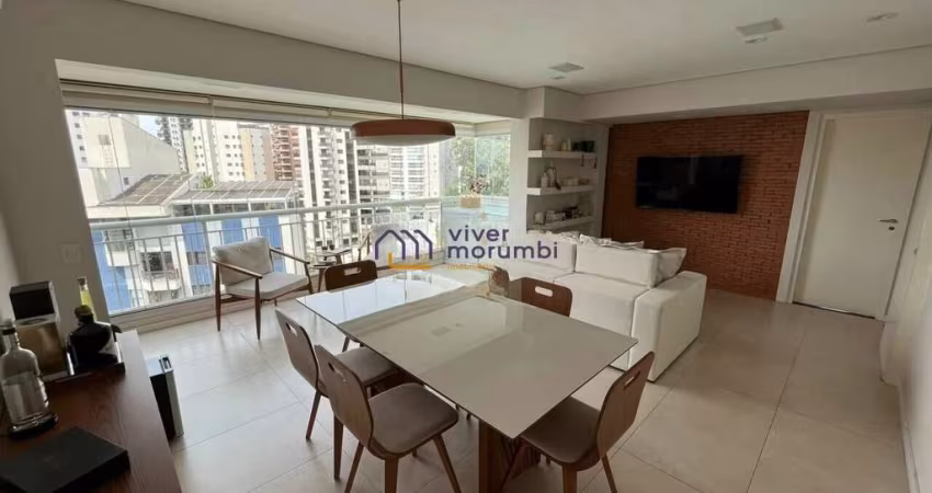 Apartamento 99 m², 2 quartos, suíte, em muito verde.