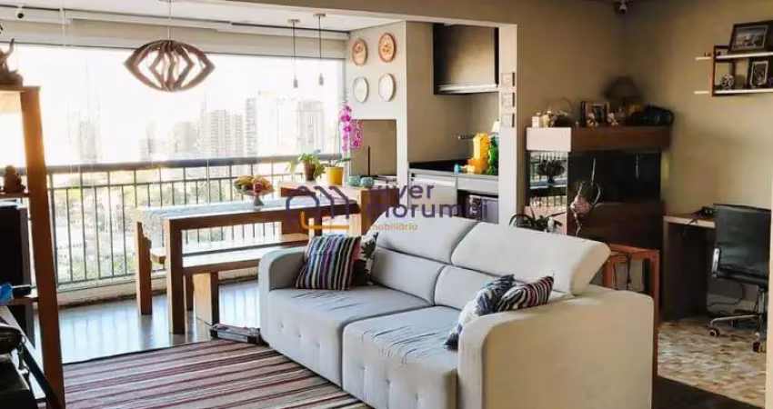Apartamento com 3 quartos para alugar na Rua Bacaetava, --, Brooklin, São Paulo