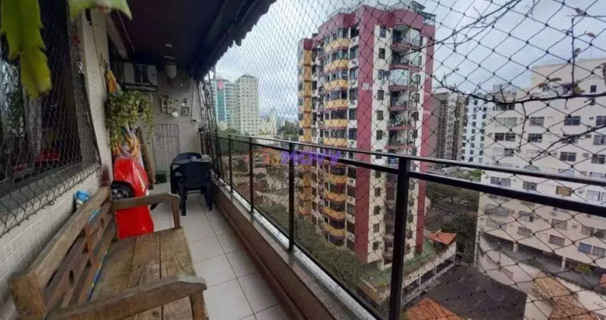 À venda excelente apartamento um por andar com 2 varandas, 3 quartos em icaraí. oportunidade!!!