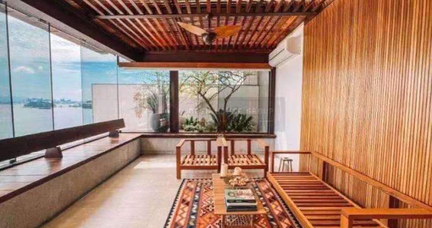 Cobertura triplex frente mar - sofisticação, 3 suítes, piscina e 2 áreas gourmet