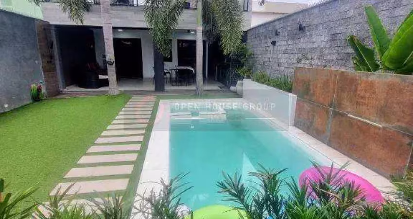 Open house imóveis vende: residencia duplex  com 4 qts + lazer com piscina e área goumert