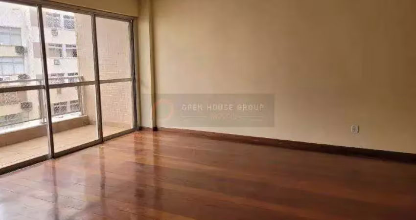 Open house vende - apartamento vista lateral mar no miolo de icaraí, 3 quartos com 130 m²