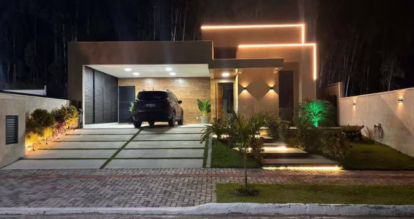 Open house apresenta: casa pronta para morar no condomínio solaris  3 suítes com closet e espaço