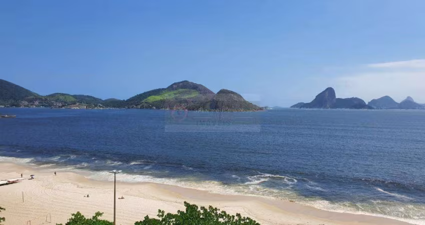 Open House vende, praia de Icarai, no miolo, frontal mar um luxo, 3 quartos andar alto, , exclusivo
