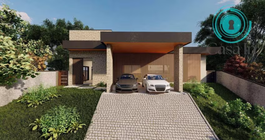 Lançamento de casa térrea com 3 suites em condominio fechado  - Itatiba -SP