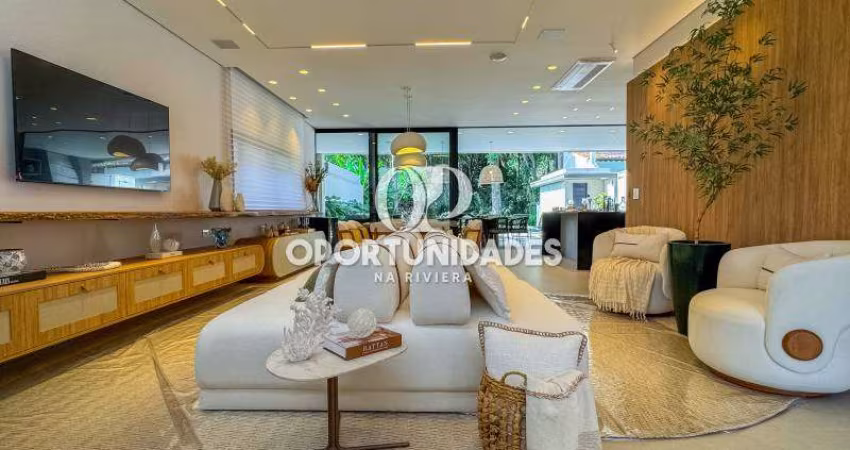 Luxuosa e Novíssima Casa À Venda com 362 m², 6 Suítes, em Riviera de São Lourenço - Bertioga SP.