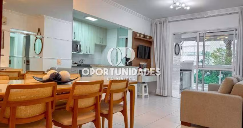 Apartamento Mobiliado à Venda - 2 Dormitórios e Suíte em Riviera de São Lourenço, Bertioga