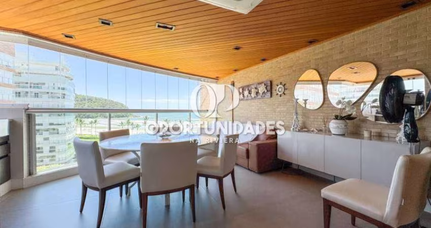 Apartamento à venda, Pé na areia, 4 Dormitórios (3 suítes),em Riviera de São Lourenço, Bertioga - SP