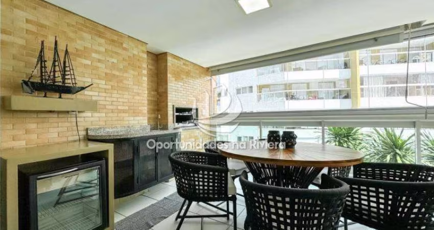 Apartamento à Venda em Riviera de São Lourenço - 3 Dorms, 2 Suítes, Pé na Areia!