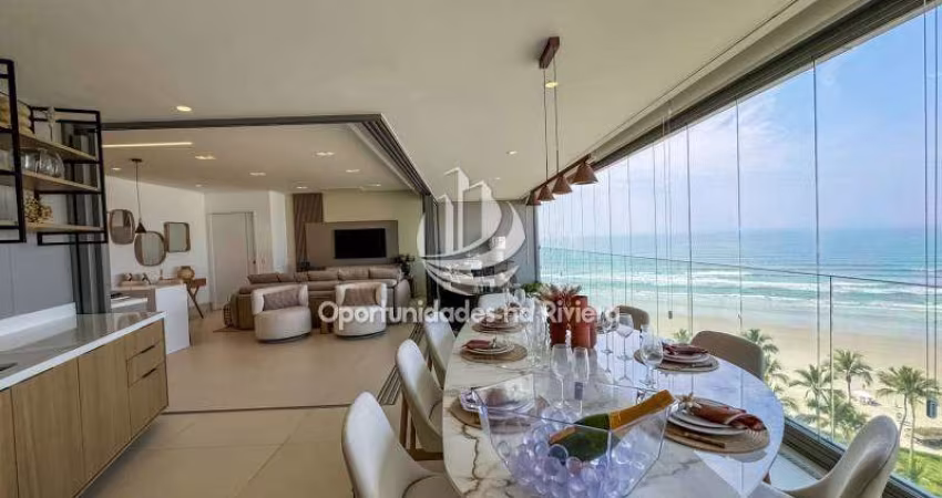 Apartamento à venda, Pé na areia Frontal, 4 suítes, em Riviera de São Lourenço, Bertioga - SP