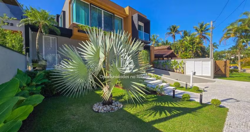 Casa À Venda, Alto Padrão, 5 Suítes, 459,96m²,  em Riviera de São Lourenço Bertioga SP.