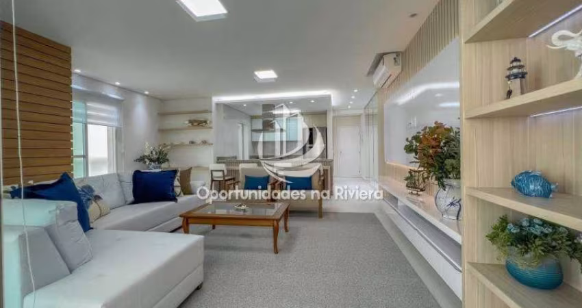 Cobertura a venda, Novíssima, 3 suítes, lavabo, em Riviera de São Lourenço, Bertioga - SP