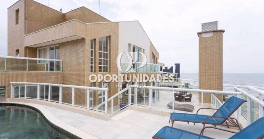 Luxuosa Cobertura À Venda, Duplex, 5 Suítes, 370m², em Riviera de São Lourenço - Bertioga SP.