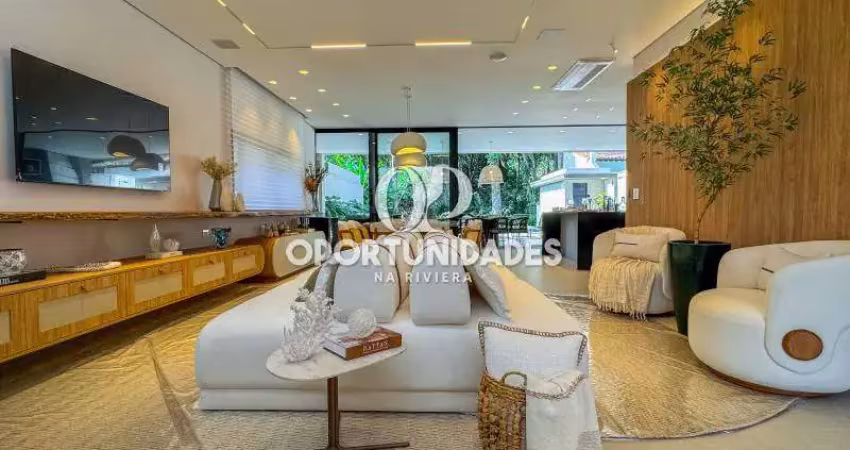 Luxuosa e novíssima casa à venda com 362 m², 6 suítes, em riviera de são lourenço - bertioga sp.