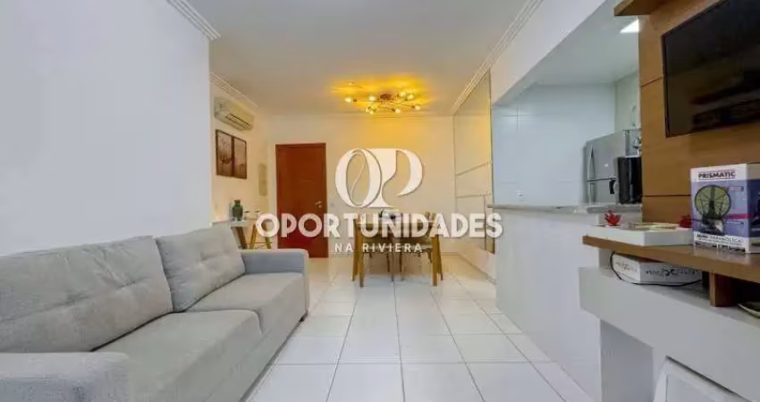 Apartamento mobiliado à venda - 2 dormitórios e suíte em riviera de são lourenço, bertioga