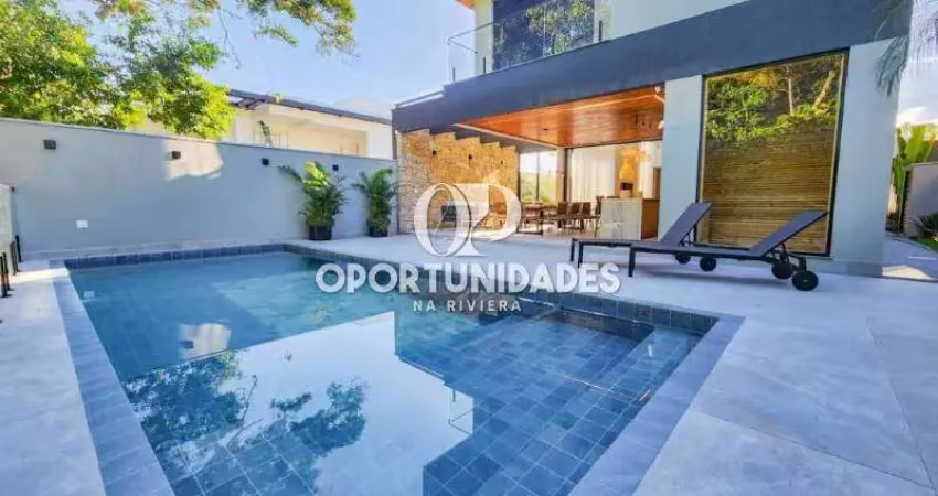 Casa à venda com 6 suítes, 379m² de área construída, em riviera de são lourenço bertioga sp.