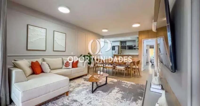 Apartamento à venda, pé na areia, 3 suítes, 140m², em riviera de são lourenço, bertioga - sp