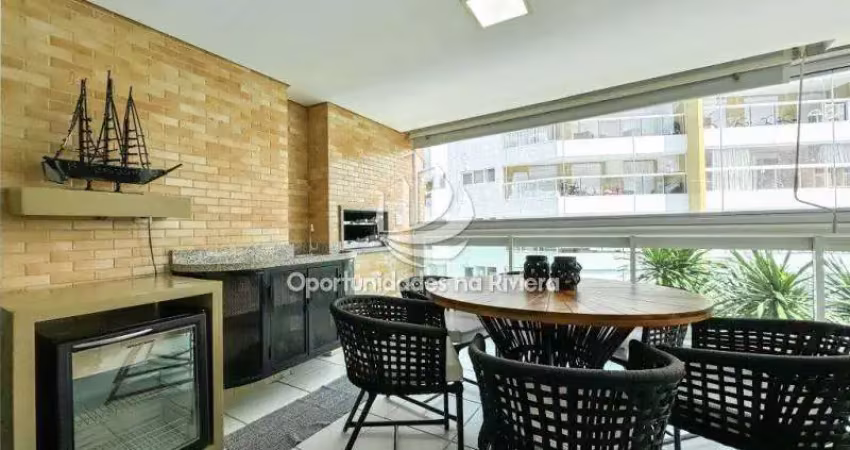 Apartamento à venda em riviera de são lourenço - 3 dorms, 2 suítes, pé na areia!