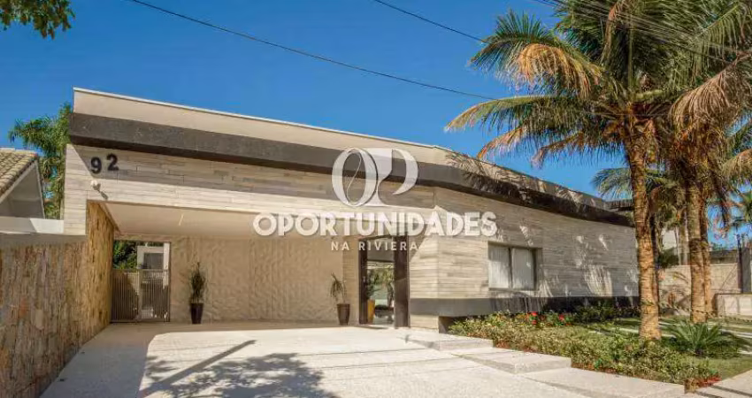 Casa térrea à venda - alto padrão, 6 suítes, em riviera de são lourenço, bertioga - sp