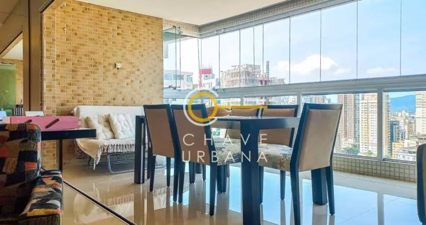 Apartamento para alugar, 178 m² por r$ 20.002,00/mês - gonzaga - santos/sp
