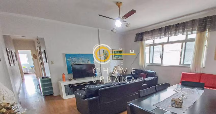 Apartamento com 3 dormitórios à venda, 136 m² por R$ 690.000,00 - José Menino - Santos/SP