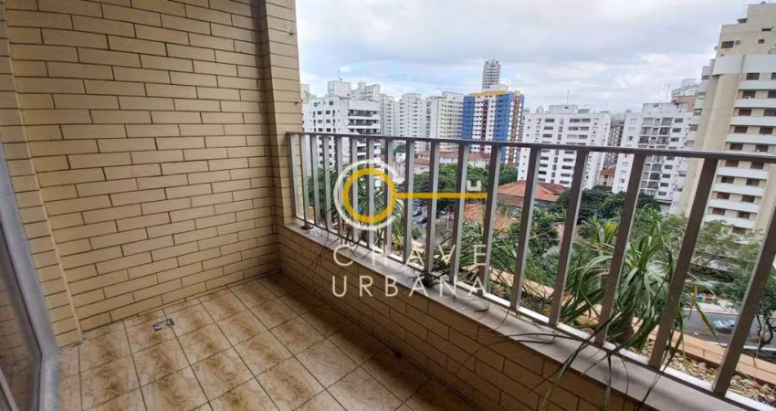 Apartamento com 3 dormitórios para alugar, 160 m² por R$ 5.870,60/mês - Embaré - Santos/SP