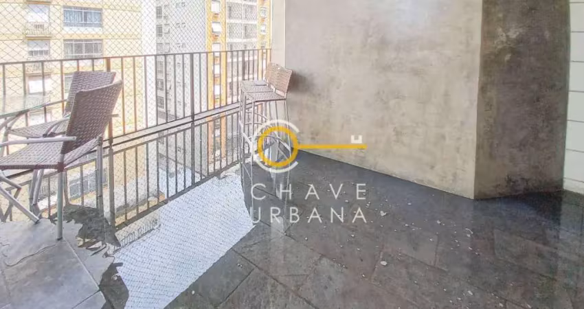Apartamento com 4 dormitórios para alugar, 280 m² por r$ 8.000,02/mês - aparecida - santos/sp
