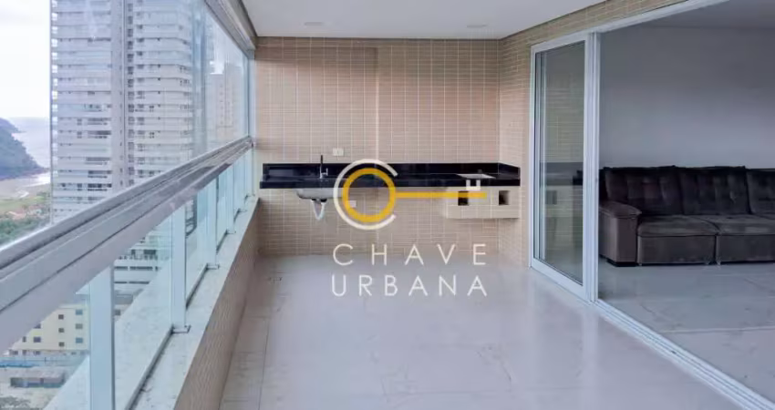 Apartamento com 3 dormitórios à venda, 147 m² por R$ 1.755.000,00 - Canto do Forte - Praia Grande/SP