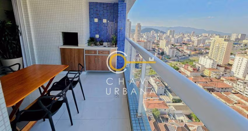 Apartamento com 3 dormitórios à venda, 114 m² por R$ 1.650.000 - Pompéia - Santos/SP