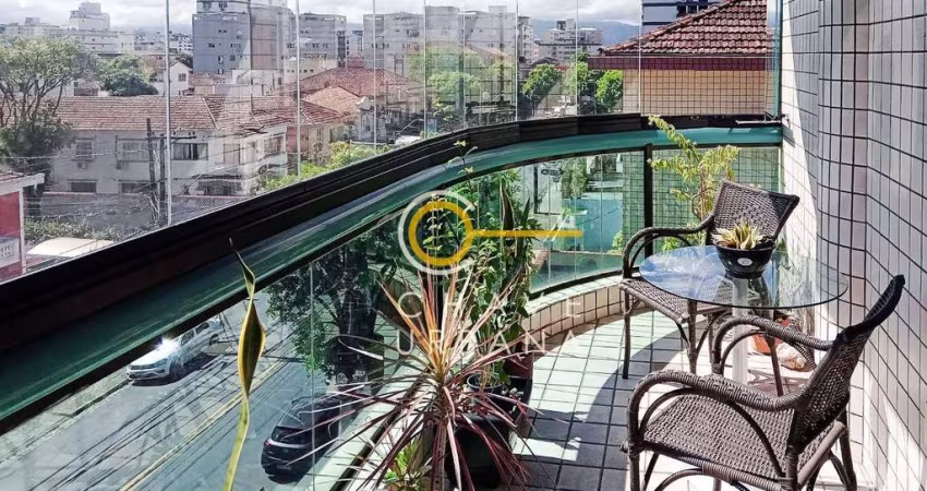 Apartamento com 3 dormitórios à venda, 150 m² por R$ 1.090.000,00 - Embaré - Santos/SP
