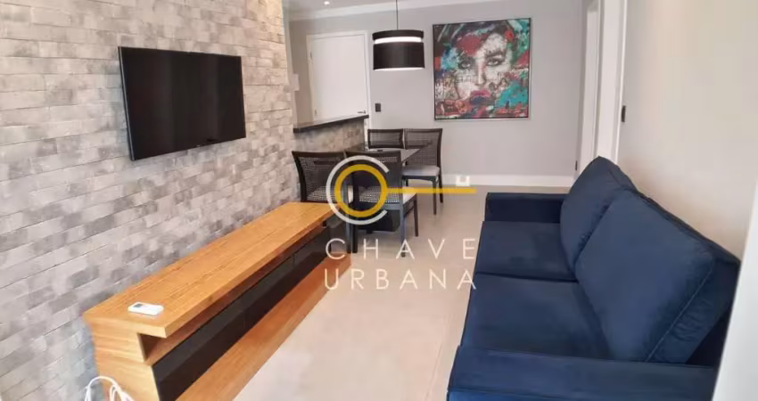Apartamento com 1 dormitório para alugar, 48 m² por r$ 4.000,20/mês - josé menino - santos/sp